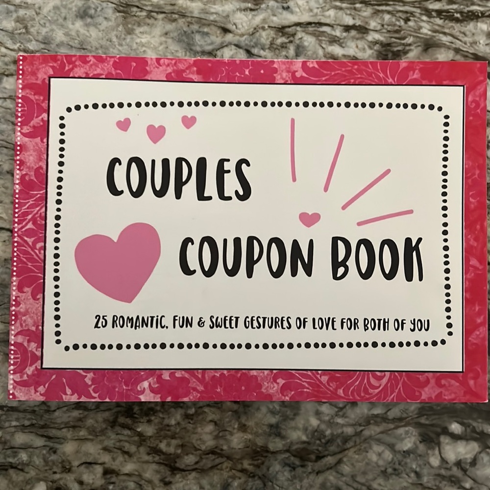 Book: Couples Coupon Book, 25 Romantic, sweet, fun gestures of love, New